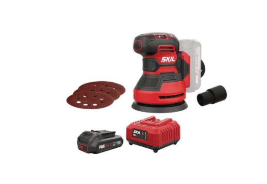 Εικόνα της Skil Σετ Τριβείο έκκεντρο μπαταρίας 3745 CA, ΡΥΘΜΙΖΟΜΕΝΟ, 20V Με Μπαταρία 2,0Ah & Φορτιστή 2,4Α