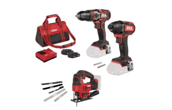 Εικόνα της Skil Σετ 3356 EA - Δραπανοκατσάβιδο κρουστικό (3070CA) BL 20V-60Nm, Κατσαβίδι παλμικό (3230CA) X2 Mπαταρίες 2,5Ah, Ταχυφορτιστή 6,0Α, Τσάντα & Δώρο Σέγα 3420CA