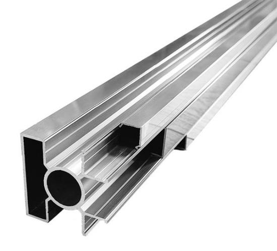 Εικόνα της NewPlan Κολώνα Γωνία Ανοδ.Αλουμινίου Ενισχυμένη Με Καπάκια 50X50/20Mm 3Μ