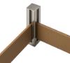 Εικόνα της NewPlan Κολώνα Γωνία Ανοδ.Αλουμινίου Ενισχυμένη Με Καπάκια 50X50/20Mm 3Μ