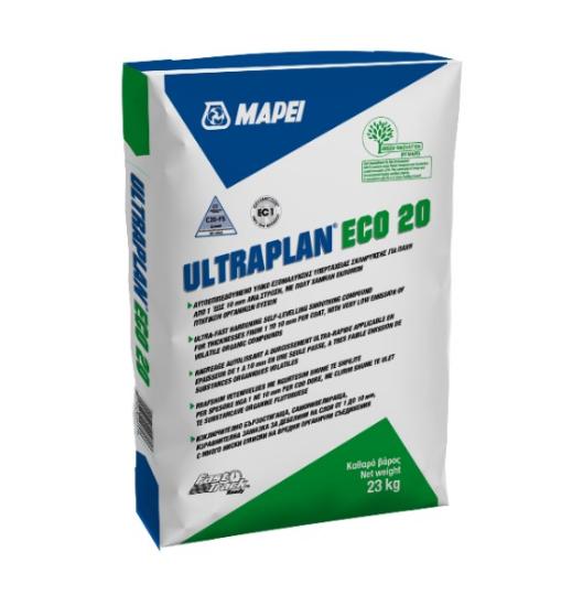 Εικόνα της Mapei ULTRAPLAN ECO 20 Αυτοεπιπεδούμενο Υλικό Εξομάλυνσης, Υπερταχείας Ξήρανσης Γκρι 23kg