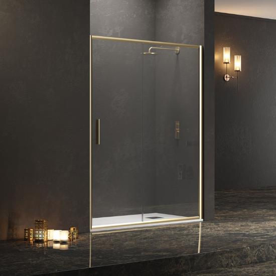 Εικόνα της Karag Καμπίνα Από Τοίχο σε Τοίχο με Διάφανο Κρύσταλλο EFE 400 Gold