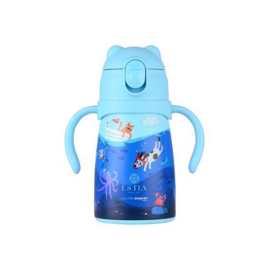 Εικόνα της Estia Θερμός Παιδικό Bubble Bottle Save The Aegean 300Ml Ocean Play