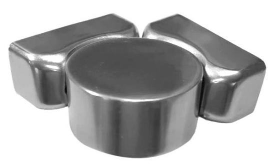 Εικόνα της Newplan Ρυθμιζόμενη Γωνία Ανοδ.Αλουμινίου Για Κουπαστή 25Χ60 Χωρίς Ορθοστάτη  Για Κολώνα 50Χ50