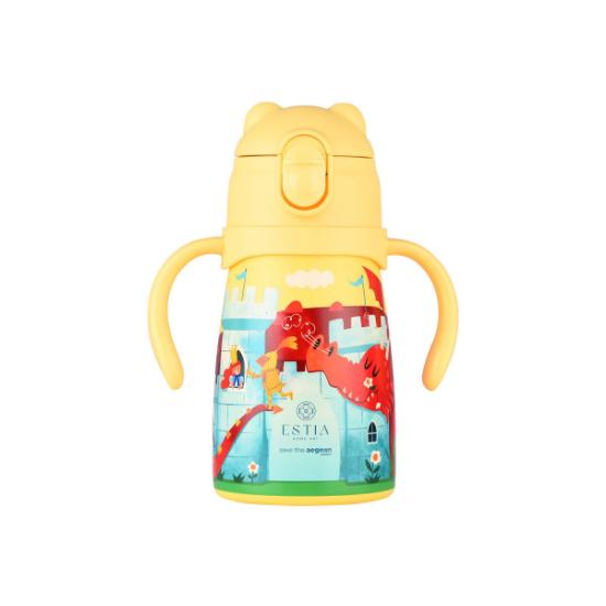 Εικόνα της Estia Θερμός Παιδικό Bubble Bottle Save The Aegean 300Ml Fortress Dragon