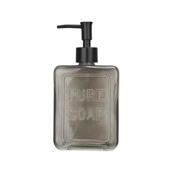 Εικόνα της Estia Estia Αντλία Σαπουνιού Pure Soap Γυάλινη 520Ml Γκρι