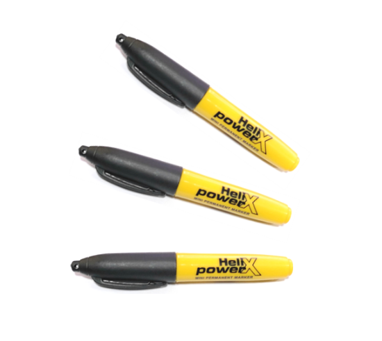 Εικόνα της Helix Μαρκαδόροι Ανεξίτηλοι mini 72 τμχ - Μαύρο Μπλε Κόκκινο