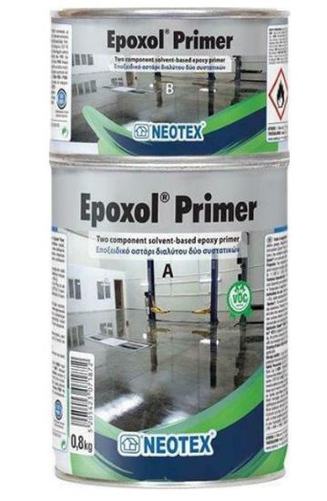Εικόνα της Neotex Epoxol Primer Αστάρι Κατάλληλο για Δομικά Υλικά 0.8kg