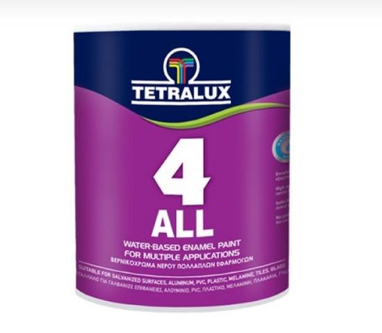 Εικόνα της Tetralux For All Βερνικόχρωμα Νερού Λευκό 0,75lt