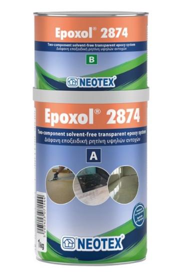 Εικόνα της Neotex Epoxol 2874 A+B KIT Διάφανο Σύστημα Εποξειδικής Σύνθεσης Δύο Συστατικών