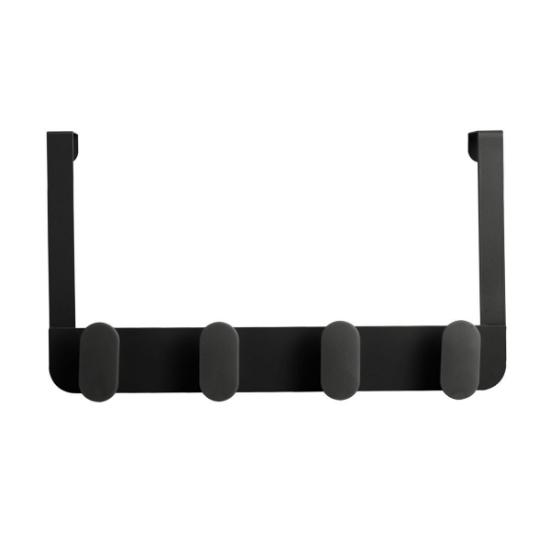 Εικόνα της Estia Κρεμάστρα Πόρτας Μεταλλική 4 Θέσεων Μαύρη