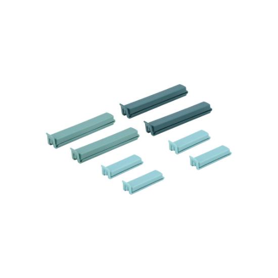 Εικόνα της Estia Homely Κλιπ Για Σακούλες Τροφίμων 2 Διαστάσεων Μέντα 12Τεμ