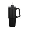 Εικόνα της Estia Homely Θερμός Straw Tumbler 900ml MIDNIGHT BLACK