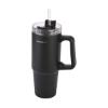 Εικόνα της Estia Homely Θερμός Straw Tumbler 900ml MIDNIGHT BLACK