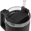 Εικόνα της Estia Homely Θερμός Straw Tumbler 900ml MIDNIGHT BLACK