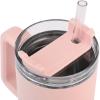Εικόνα της Estia Homely Θερμός Straw Tumbler 900ml ROSE QUARTZ