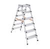 Εικόνα της Σκαλοσκαμπό Αλουμινίου Advance XXL με σκαλοπάτια απο 2 πλευρές