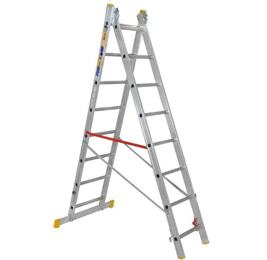 Εικόνα της Palbest Ultra Plus Σκάλα Aλουμινίου Διπλού Συνδιασμού