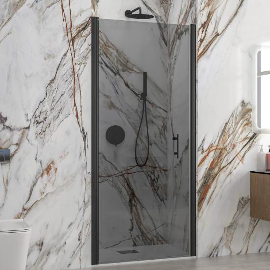 Εικόνα της Karag Καμπίνα από Τοίχο σε Τοίχο με fume Κρύσταλλο S 28 ALTO PORTA Black