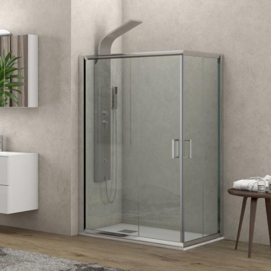 Εικόνα της Karag Καμπίνα Ορθογώνια Με Διάφανο Κρύσταλλο Caraibi 100 Χρωμέ