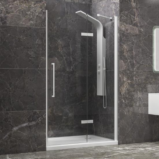 Εικόνα της Karag Καμπίνα από τοίχο σε τοίχο με διάφανο κρύσταλλο TINOS 400 White