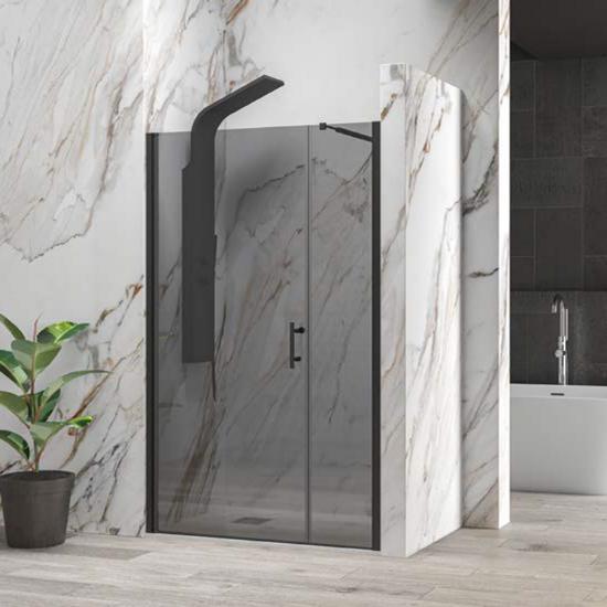 Εικόνα της Karag Καμπίνα από Τοίχο σε Τοίχο με fume Κρύσταλλο S 5 ALTO Black