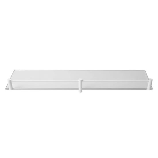 Εικόνα της Karag Εταζέρα Γυάλινη Mensole 0666 66 Λευκή Ματ Karag 60Cm