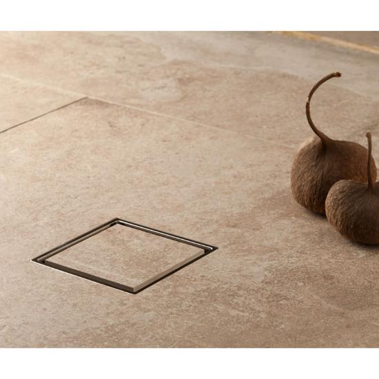 Εικόνα της Pestan Ανοξείδωτο Σιφόνι Δαπέδου Confluo Ceramic Dry 4 10X10Cm