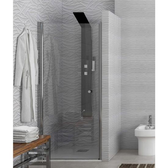 Εικόνα της Karag Καμπίνα Από Τοίχο Σε Τοίχο Με Διάφανο Κρύσταλλο S4 90-95X185cm