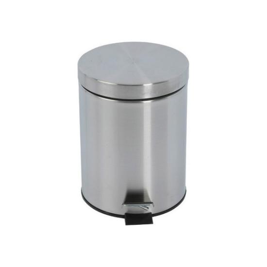 Εικόνα της Karag Χαρτοδοχείο Απορριμμάτων Χρωμέ Hotel Ga-8805 5L