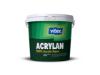 Εικόνα της Vitex Acrylan 100% Ακρυλικό Χρώμα Εξωτερικής Χρήσης Νερού Λευκό Ματ