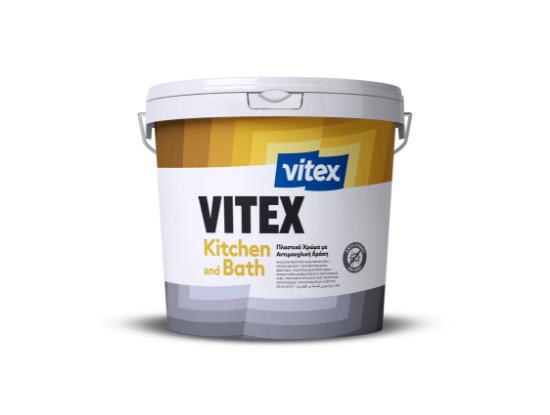 Εικόνα της Vitex Kitchen & Bath Πλαστικό Χρώμα για Προστασία από Μύκητες Λευκό Ματ
