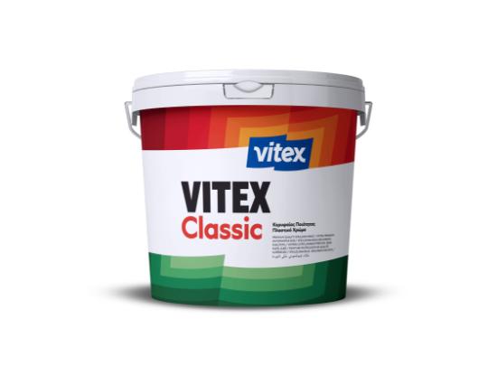 Εικόνα της Vitex Classic Πλαστικό Χρώμα Κορυφαίας Ποιότητας Λευκό Ματ