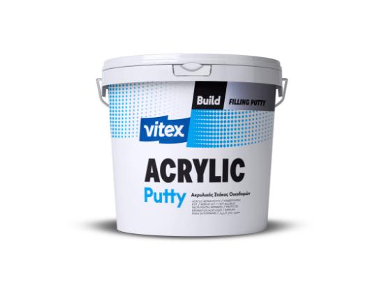 Εικόνα της Vitex Acrylic Putty Ακρυλικός Στόκος Οικοδομών Λευκός Ακρυλικός Στόκος Εσωτερικής και Εξωτερικής χρήσης