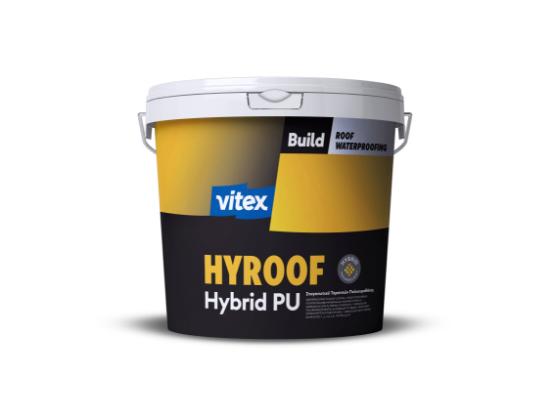 Εικόνα της Vitex Hyroof Hybrid PU Λευκό 10lt