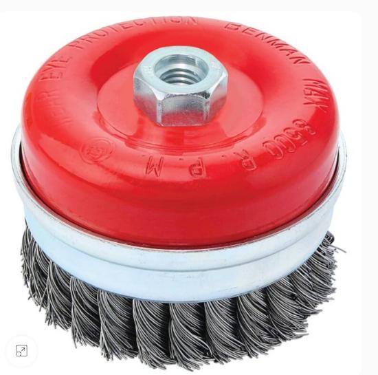 Εικόνα της Benman Συρματόβουρτσα Καμπάνα Κοτσίδα Φ100 M14