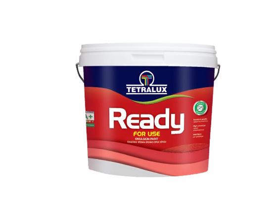 Εικόνα της Tetralux Ready For Use Πλαστικό Χρώμα Λευκό 3lt