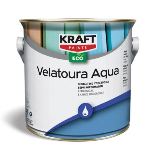 Εικόνα της Kraft Velatura Aqua Eco Οικολογικό Υπόστρωμα Βερνικοχρωμάτων Λευκό