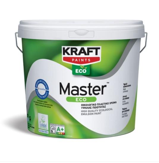 Εικόνα της Kraft Master Eco Οικολογικό Πλαστικό Χρώμα Υψηλής Ποιότητας Λευκό