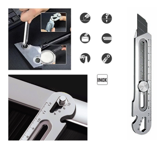 Εικόνα της Helix Κόφτης Μοκέτας 18mm Ινοχ 6 Σε 1 Helixpower