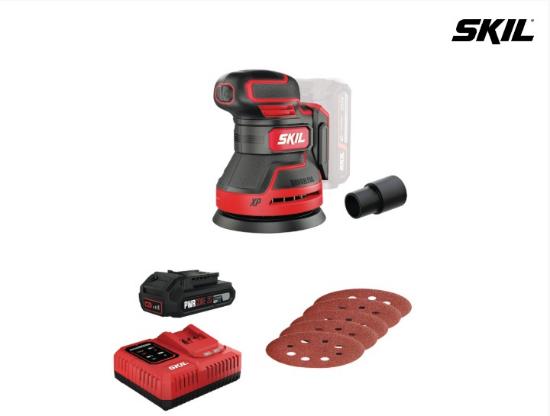 Εικόνα της Skil Σετ 3750FA Έκκεντρο Τριβείο Μπαταρίας με Μπαταρία και Φορτιστή