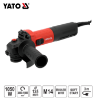 Εικόνα της Yato YT-821014 Ρυθμιζόμενος Γωνιακός Τροχός BL 1050W / 125mm