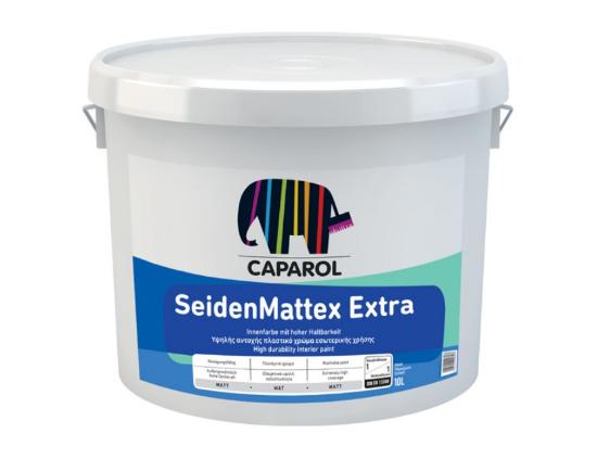 Εικόνα της Caparol SeidenMattex Extra Xρώμα Ακρυλικής Βάσης Εσωτερικής Χρήσης Λευκό Ματ