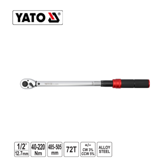 Εικόνα της Yato Δυναμόκλειδο 1/2\" 40-220 Nm ΥΤ-07676
