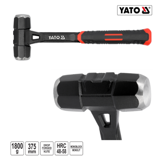 Εικόνα της Yato Βαριοπούλα Monoblock 1800GR YT-45755