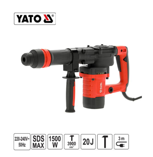 Εικόνα της Yato Πιστολέτο Sds Max 1500W YT-82134
