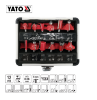 Εικόνα της Yato Κοπτικά Ρούτερ 6MM Σετ 12ΤΜΧ YT-68006