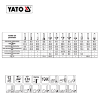 Εικόνα της Yato Κοπτικά Ρούτερ 6MM Σετ 12ΤΜΧ YT-68006