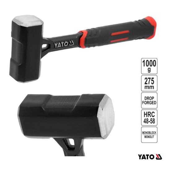 Εικόνα της Yato Βαριοπούλα Monoblock 1000GR YT-45752
