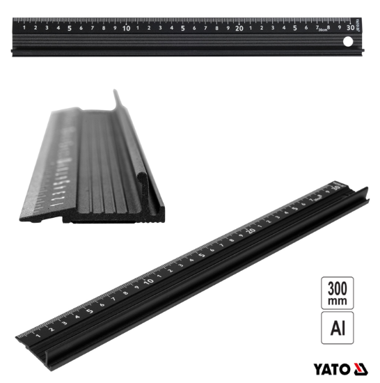 Εικόνα της Yato Ρίγα Αλουμινίου 300MM ΥΤ-70726 - 300.0MM-ΜΉΚΟΣ